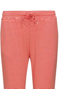 New Pip Studio Lange Hose Little Sumo Stripe Koralle Rot