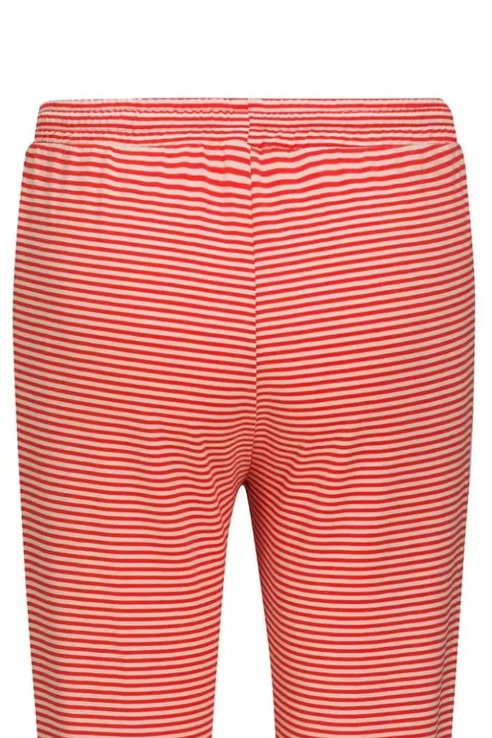 New Pip Studio Lange Hose Little Sumo Stripe Koralle Rot