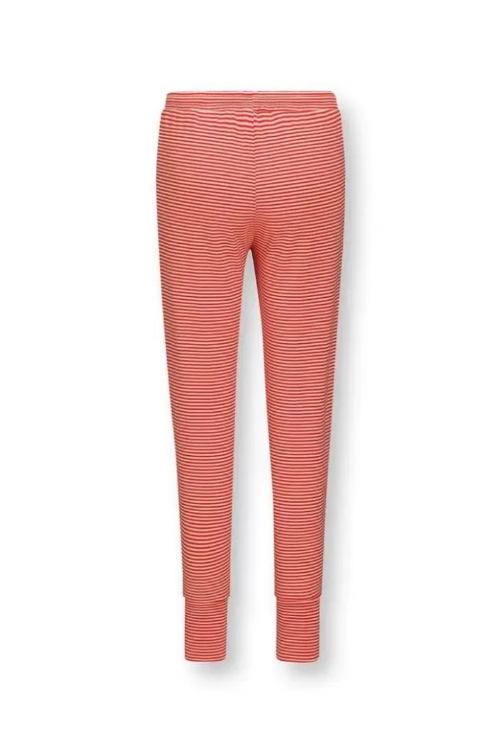 New Pip Studio Lange Hose Little Sumo Stripe Koralle Rot