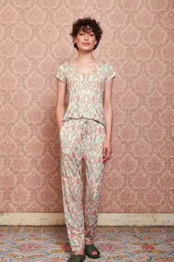 Hot Pip Studio Lange Hose Primavera Weis