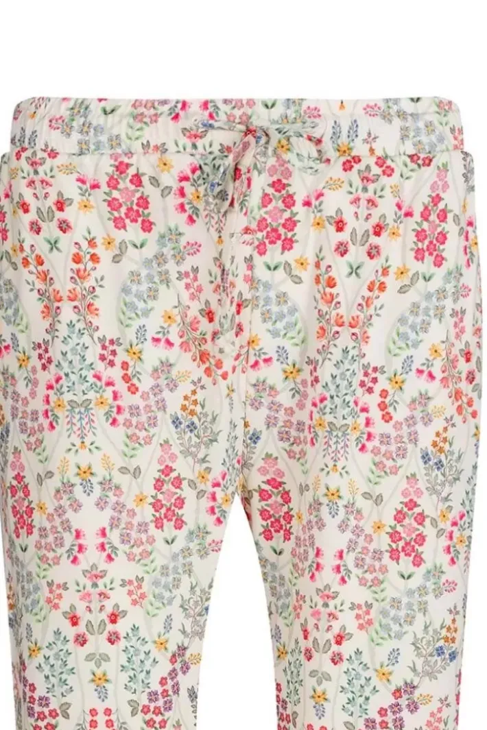 Hot Pip Studio Lange Hose Primavera Weis