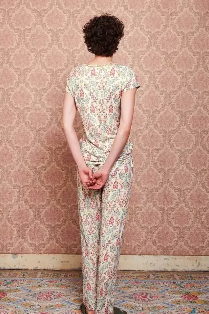 Hot Pip Studio Lange Hose Primavera Weis