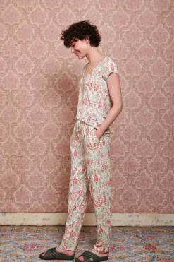 Hot Pip Studio Lange Hose Primavera Weis