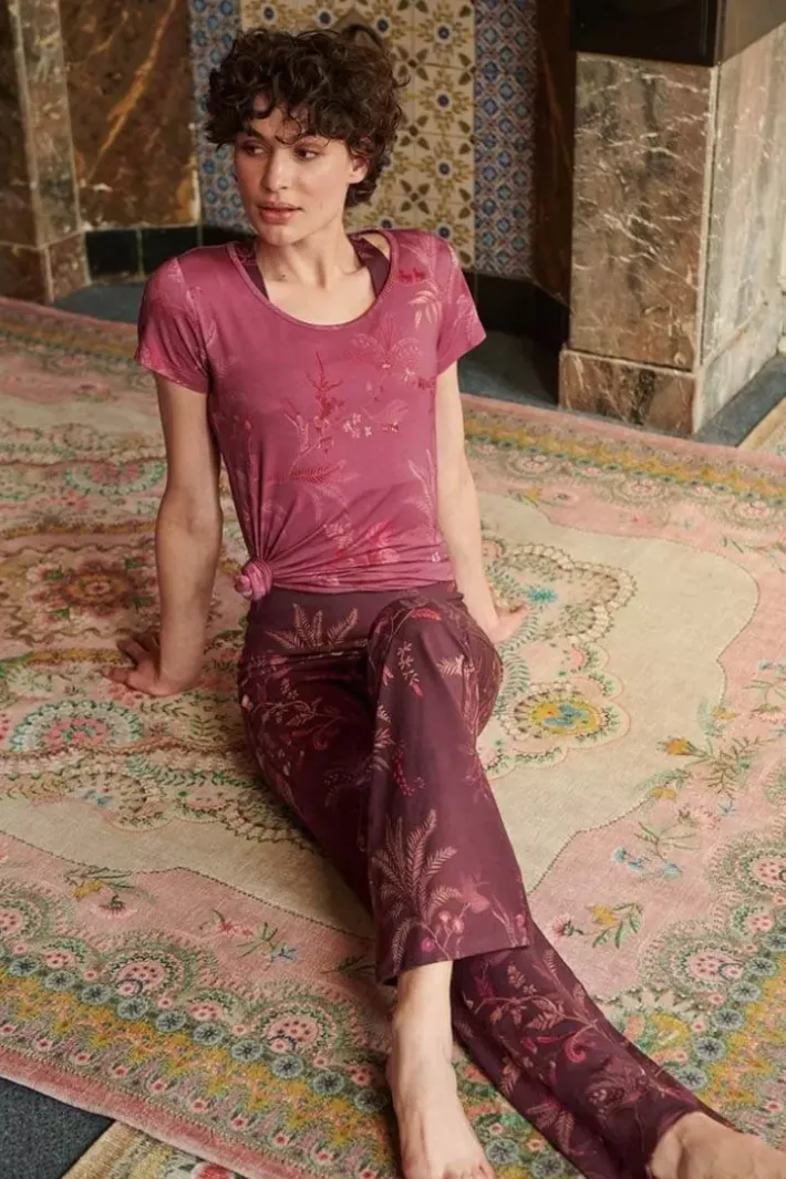 Discount Pip Studio Lange Sport Schlaghose Isola Dunkel Rot