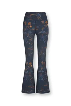 Hot Pip Studio Lange Sport Schlaghose Isola Dunkel Blau