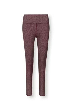 Sale Pip Studio Lange Sporthose Leafy Dots Terra Rot