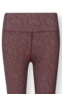 Sale Pip Studio Lange Sporthose Leafy Dots Terra Rot