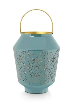 Hot Pip Studio Laterne Emailliert Dunkel 29 Cm Grun