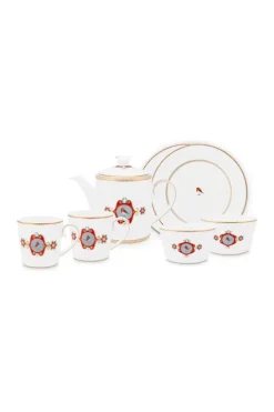 Hot Pip Studio Love Birds Fruhstuck Set/7 Weis