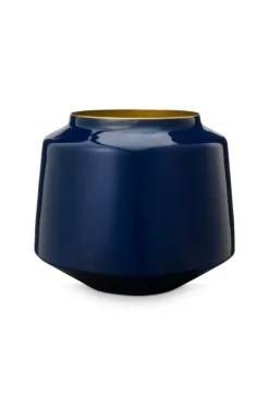 Discount Pip Studio Metal Vase 22 Cm Blau