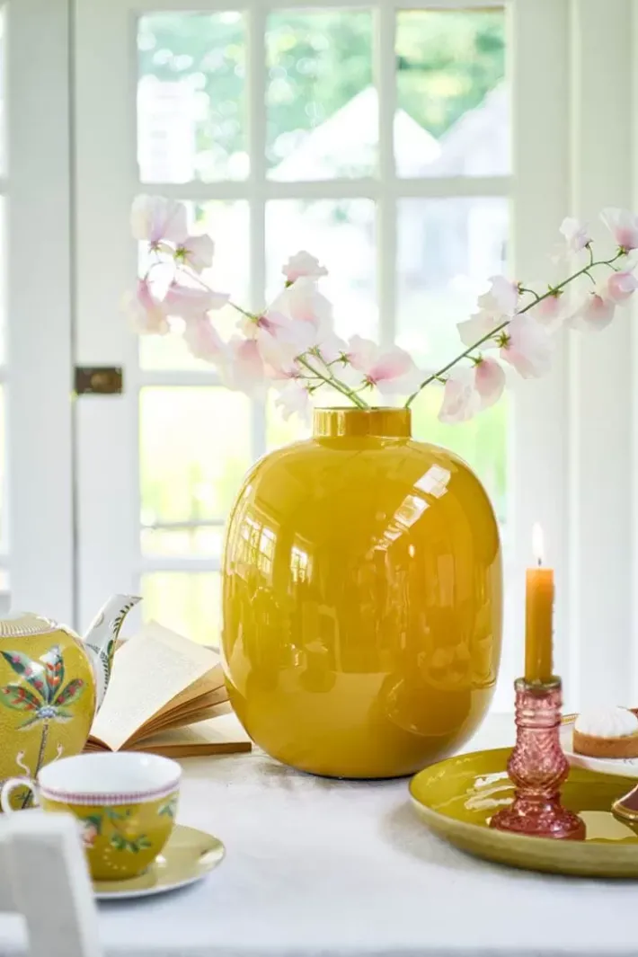 Sale Pip Studio Metall Vase 32Cm Gelb