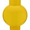 New Pip Studio Metall Vase 24Cm Gelb