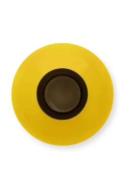 New Pip Studio Metall Vase 24Cm Gelb
