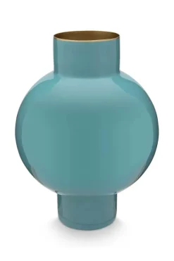 New Pip Studio Metall Vase 24Cm Grun