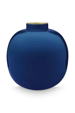 Best Pip Studio Metall Vase Dunkel 23 Cm Blau