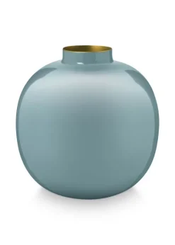 Best Pip Studio Metall Vase Hell 23 Cm Blau