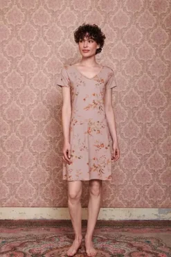 Online Pip Studio Nachthemd Kurze Armeln Kawai Flower Hell Rosa