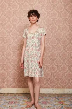 Pip Studio Nachthemd Kurze Armeln Primavera Weis