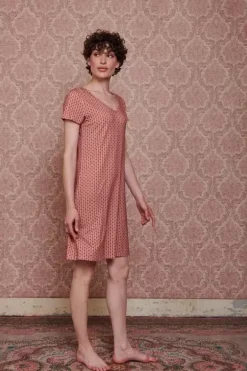 New Pip Studio Nachthemd Kurze Armeln Tegola Rosa