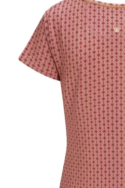 New Pip Studio Nachthemd Kurze Armeln Tegola Rosa