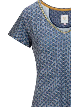 Discount Pip Studio Nachthemd Kurze Armeln Tegola Blau