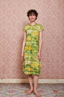 Hot Pip Studio Nachthemd Kurze Armeln Toscana Grun