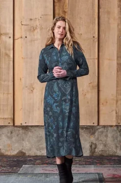 Discount Pip Studio Nachthemd Lange Armel Kyoto Festival Dunkel Blau