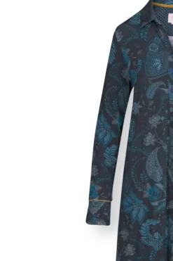 Discount Pip Studio Nachthemd Lange Armel Kyoto Festival Dunkel Blau