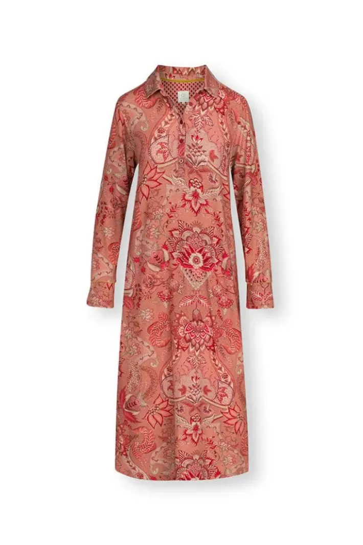 New Pip Studio Nachthemd Lange Armel Kyoto Festival Terra Rosa