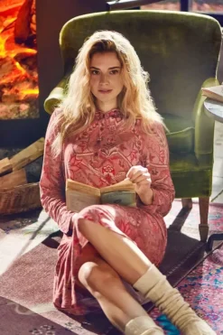 New Pip Studio Nachthemd Lange Armel Kyoto Festival Terra Rosa