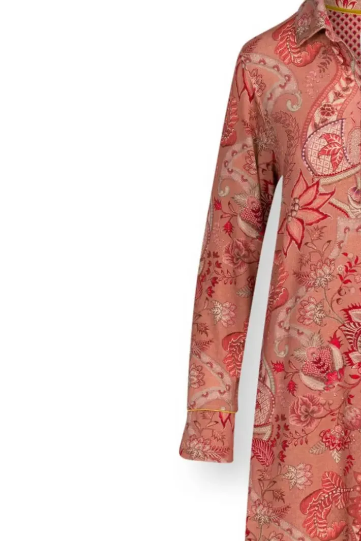 New Pip Studio Nachthemd Lange Armel Kyoto Festival Terra Rosa