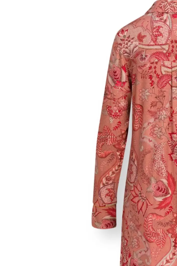 New Pip Studio Nachthemd Lange Armel Kyoto Festival Terra Rosa