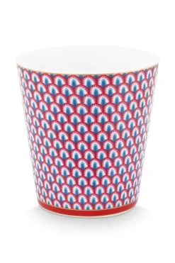 Outlet Pip Studio Oriental Flower Festival Set/4 Tassen Blau