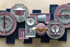 Outlet Pip Studio Oriental Flower Festival Set/4 Tassen Blau