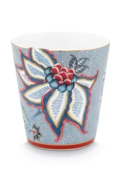 Outlet Pip Studio Oriental Flower Festival Set/4 Tassen Blau