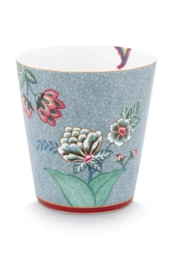 Outlet Pip Studio Oriental Flower Festival Set/4 Tassen Blau