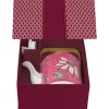 Discount Pip Studio Oriental Flower Festival Teekanne Dunkel Medium Rosa