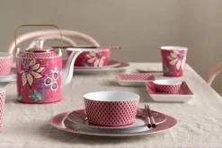 Discount Pip Studio Oriental Flower Festival Teekanne Dunkel Medium Rosa