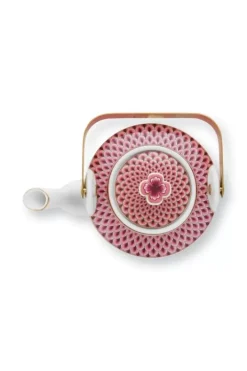 Discount Pip Studio Oriental Flower Festival Teekanne Dunkel Medium Rosa