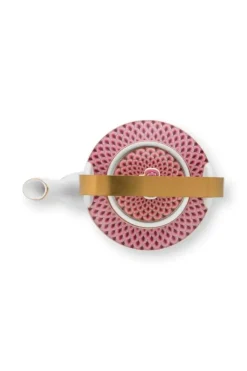 Discount Pip Studio Oriental Flower Festival Teekanne Dunkel Medium Rosa