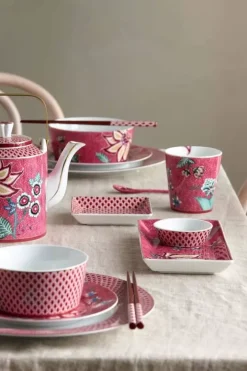 Discount Pip Studio Oriental Flower Festival Teekanne Dunkel Medium Rosa