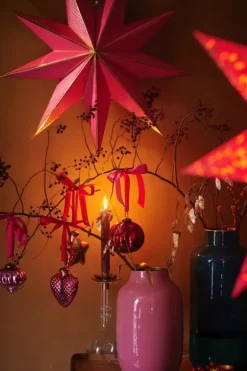 New Pip Studio Ovale Metall Vase Old 30 Cm Rosa