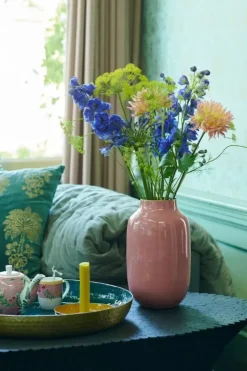 New Pip Studio Ovale Metall Vase Old 30 Cm Rosa