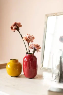 Sale Pip Studio Ovale Mini Vase Rot 14 Cm