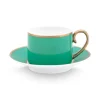 New Pip Studio Pip Chique Espresso Tasse & Untertasse Grun