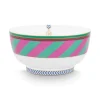Sale Pip Studio Pip Chique Stripes Schale Rosa/Grun 15.5Cm