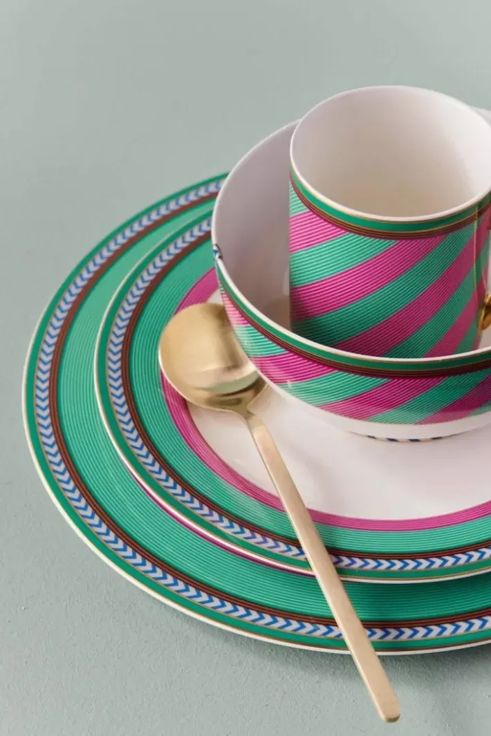 Online Pip Studio Pip Chique Stripes Tasse Gross Rosa/Grun 350Ml