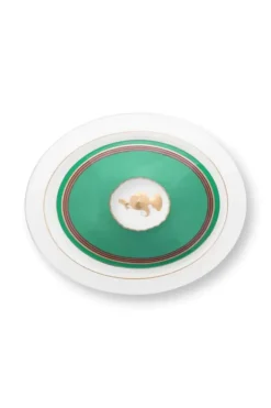 New Pip Studio Pip Chique Stripes Zuckerdose Rosa/Grun