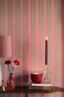 Hot Pip Studio Blurred Lines Vliestapete /Rosa Khaki