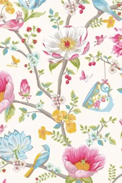 Clearance Pip Studio Chinese Garden Vliestapete S Weis
